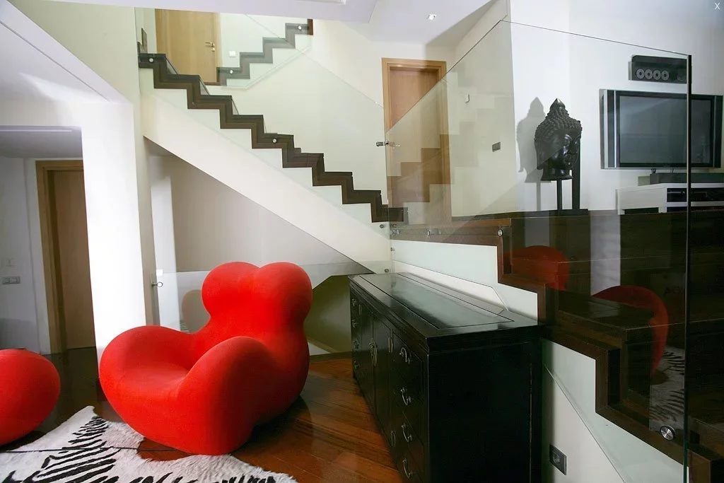 Barandilla de escalera 1 residencia en la finca espacio residencial en vidrio vetrolux 01 jp