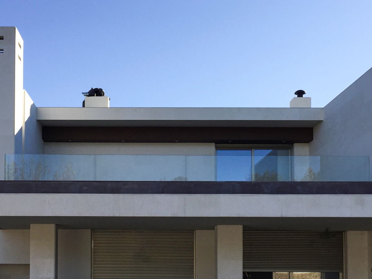 Barandilla de escalera, puerta corredera, mamparas de baño, barandilla exterior 10 10 3