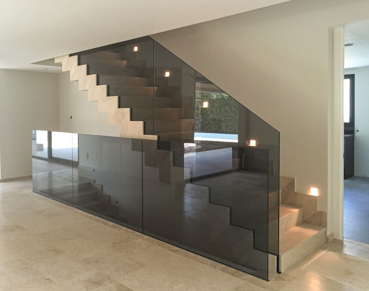 Barandilla de escalera, barandilla interior, mamparas de ducha 2 2 10