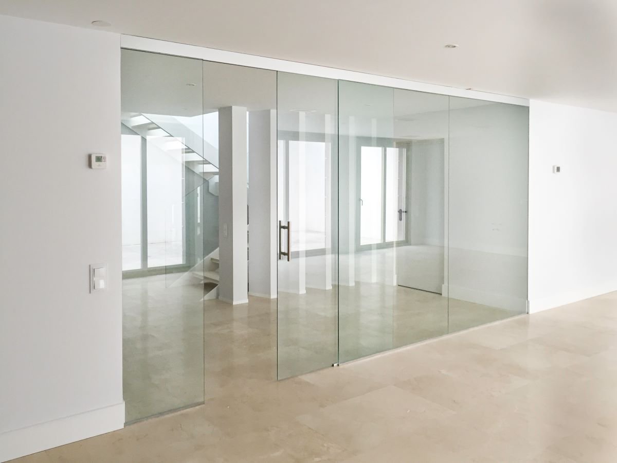 Barandilla de escalera, puerta corredera, mamparas de baño, barandilla exterior 6 6 9