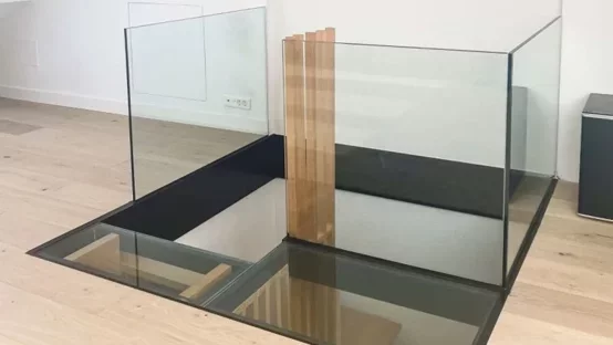 Suelo de vidrio